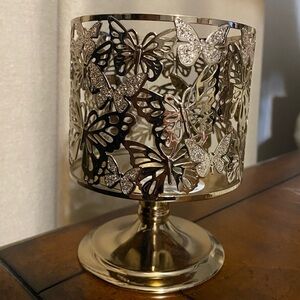 Bath and Body Works Butterfly 3 Wick Candle Holder